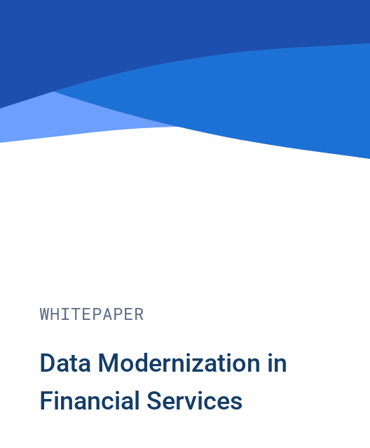 Data Modernization in Financial Services